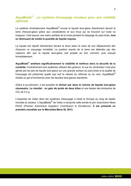 Valeo au mondial de l'automobile 2012 (PDF 283.74kB)