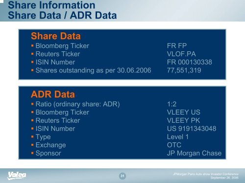 Diapositive 1 - Valeo