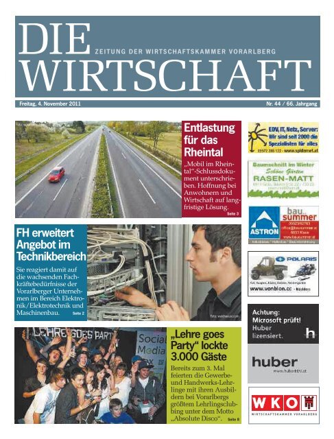 Die Wirtschaft Nr. 44 vom 4. November 2011