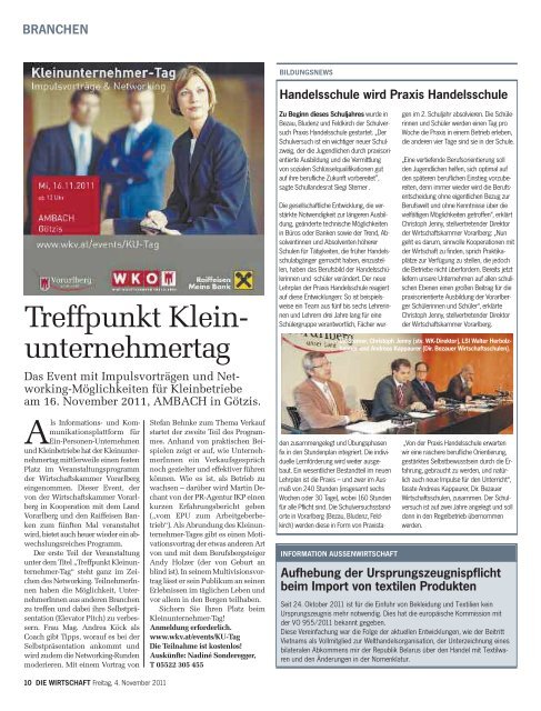 Die Wirtschaft Nr. 44 vom 4. November 2011