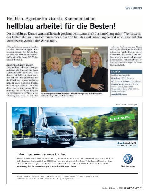 Die Wirtschaft Nr. 44 vom 4. November 2011