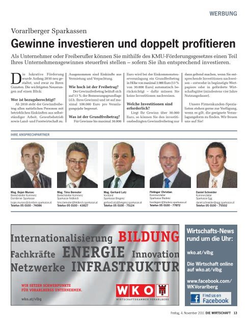 Die Wirtschaft Nr. 44 vom 4. November 2011