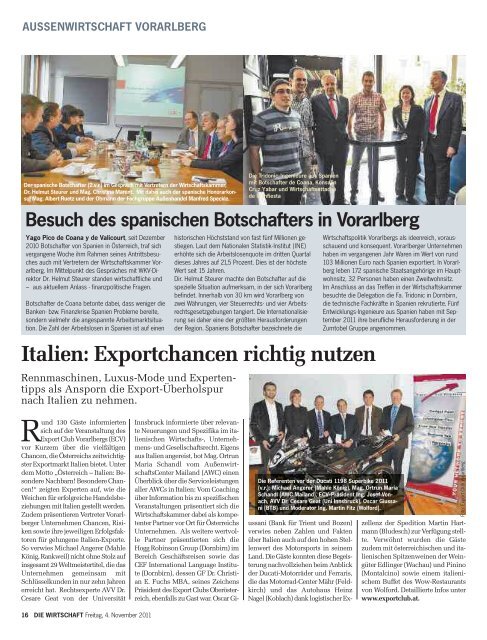 Die Wirtschaft Nr. 44 vom 4. November 2011