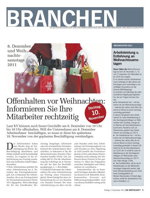 Die Wirtschaft Nr. 44 vom 4. November 2011