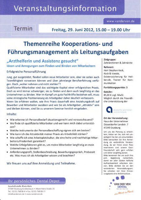 Themenreihe Kooperatiolls- und *ffi'w