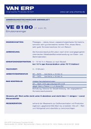 PDF Merkblatt - Van Erp Chemische Produkte GmbH