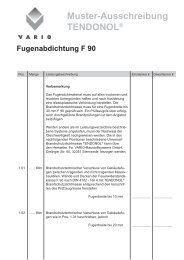 Muster Ausschreibung Tendosit Vario Brandschutz De
