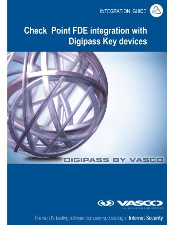 Check Point FDE integration with Digipass Key devices - Vasco