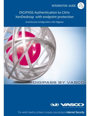 DIGIPASS SSO Authentication for CITRIX SmartAccess end ... - Vasco