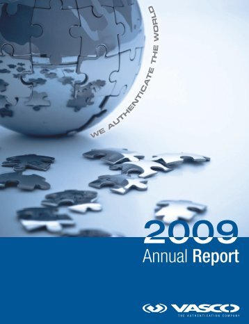 Annual Report 2009 (1 MB, pdf) - Vasco