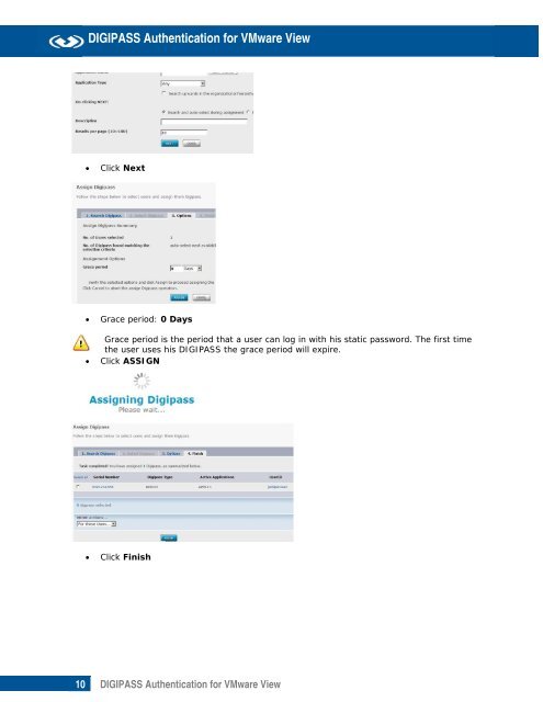 DIGIPASS Authentication for VMware View - Vasco