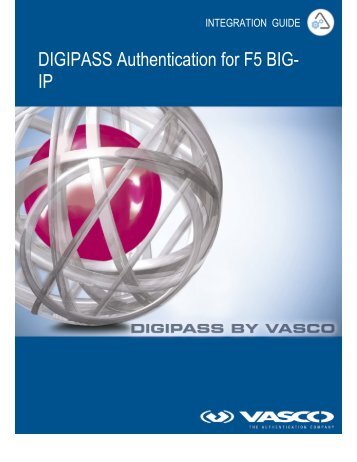 DIGIPASS Authentication for F5 BIG- IP - Vasco