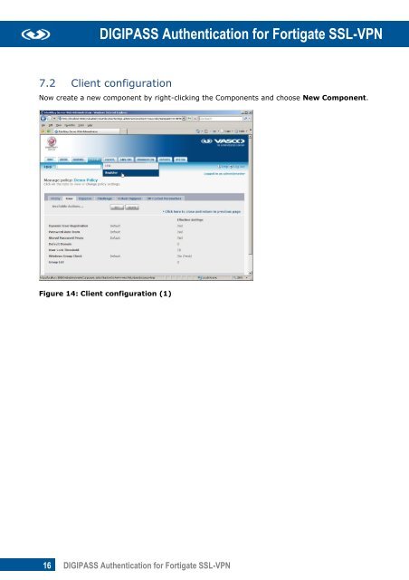 DIGIPASS Authentication for FortiGate VPN SSL IDENTIKEY - Vasco