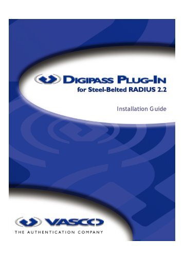 Digipass Plug-In for SBR Installation Guide - Vasco