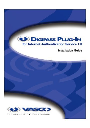 Digipass Plug-In for IAS Installation Guide - Vasco