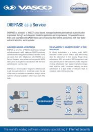 Digipass Server DIGIPASS Authentication for Imprivata - Vasco