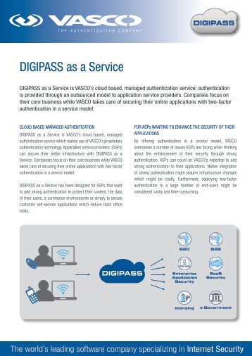 DIGIPASS as a Service - Vasco