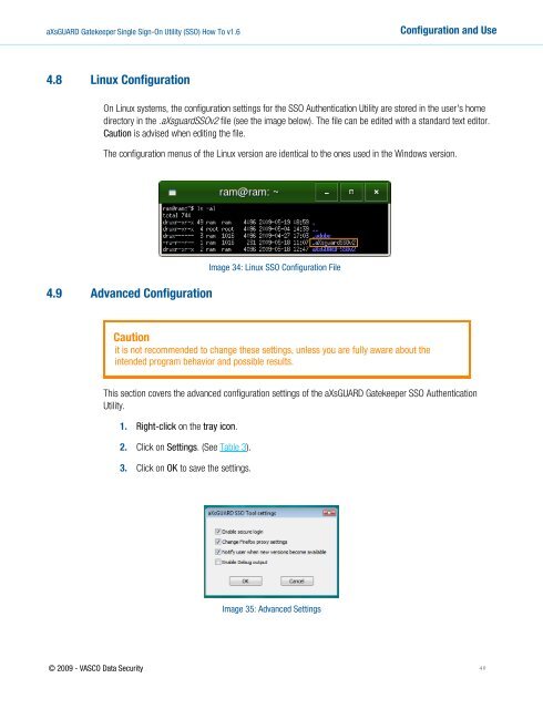 aXsGUARD Gatekeeper Single Sign-On Utility (SSO) - Vasco