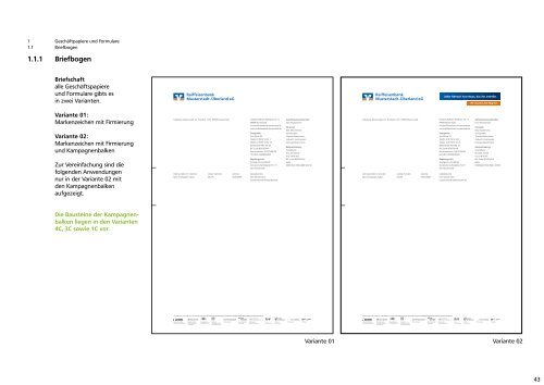 BVR Gestaltungsrichtlinien - Rüsselsheimer Volksbank eG