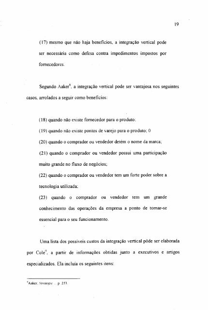 10 PRINCIPAL ESTRATÉGIA DE CRESCI~IENTO NAS CADEIAS ...