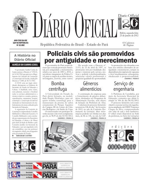 3225 caderno 1 - DiÃ¡rio Oficial do MunicÃpio