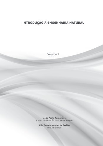 INTRODUÇÃO À ENGENHARIA NATURAL - Universidade de Évora