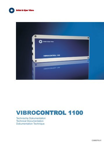 VIBROCONTROL 1100 - Brüel & Kjaer Vibro