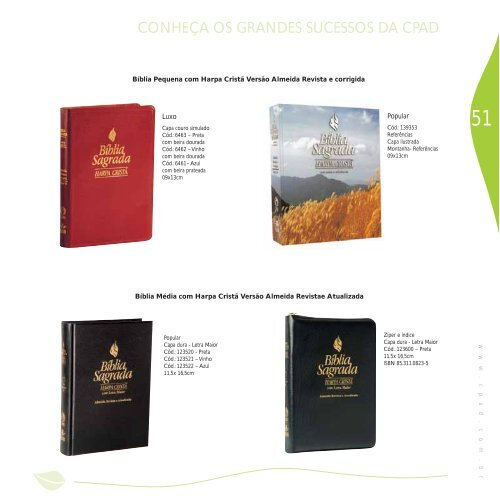 catálogo de lançamentos 2011 - Livraria CPAD - Ambiente Seguro