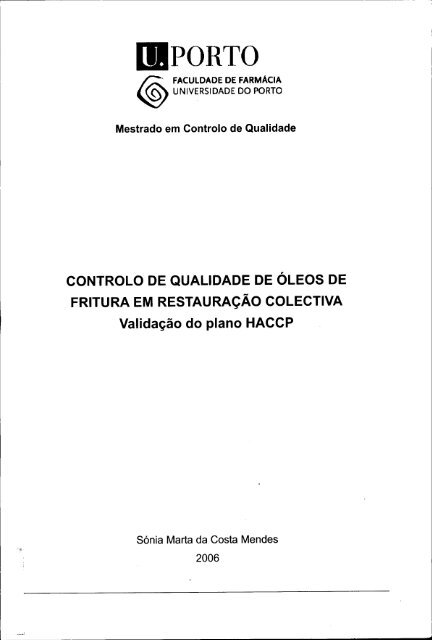 CONTROLO DE QUALIDADE DE ÓLEOS DE FRITURA EM ...