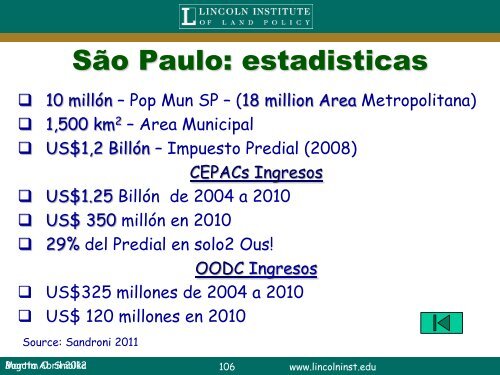 Experiencias en América Latina para captación de plusvalías ...