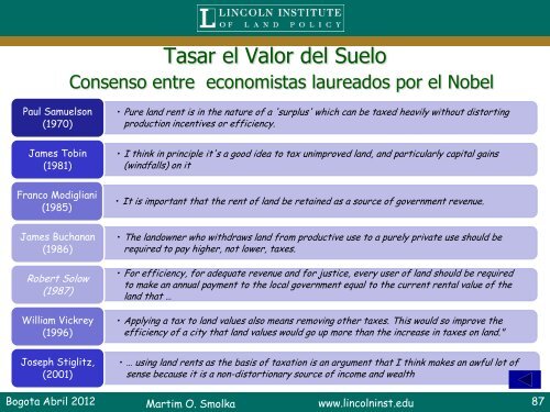 Experiencias en América Latina para captación de plusvalías ...