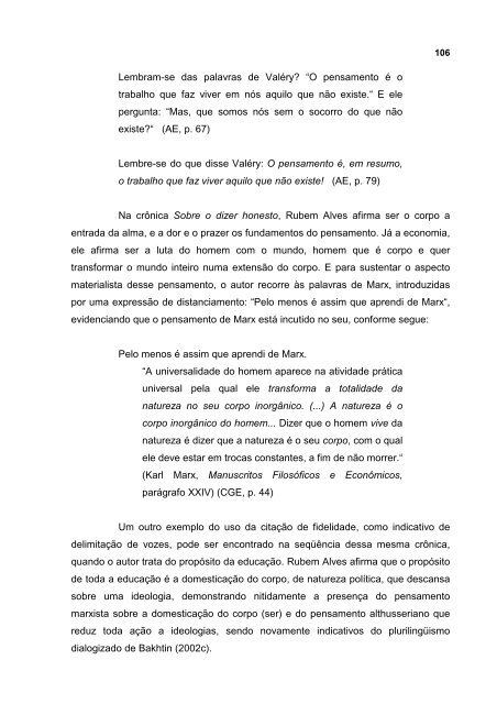 Dissertação completa - Programa de Pós-Graduação em Letras - UEM