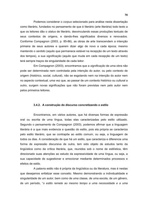 Dissertação completa - Programa de Pós-Graduação em Letras - UEM