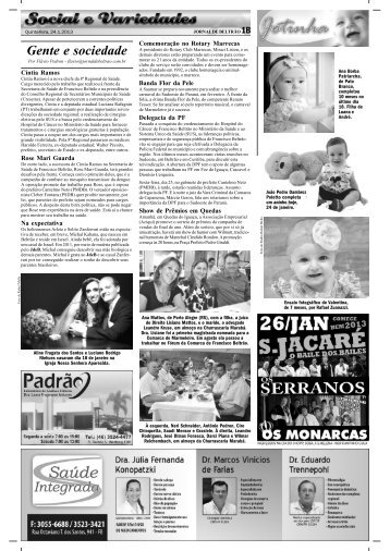 Gente e sociedade - Jornal de Beltrão