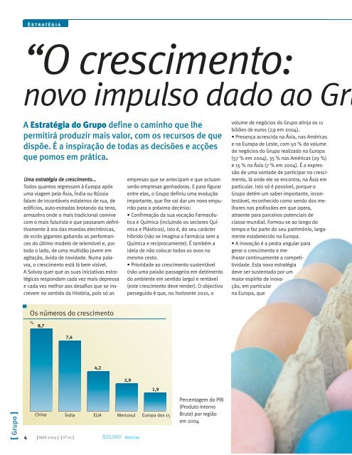 Comunicação interna - Solvay em Portugal