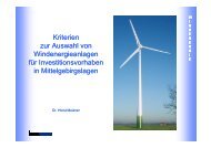 Dr. Horst Meixner: Kriterien zur Auswahl von Windenergieanlagen ...