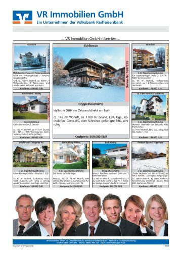 Immo-Zeitung aktuelle Ausgabe - Volksbank Raiffeisenbank ...
