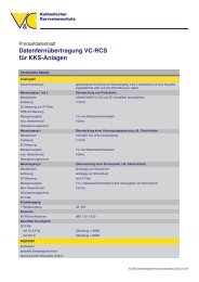 Datenblatt V&C-RCS - vc-austria.com