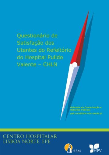 Questionário de Satisfação dos Utentes do Refeitório do Hospital ...
