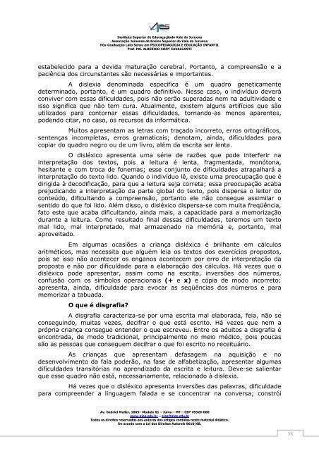 PSICOPEDAGOGIA CLÍNICA E EDUCACIONAL - Pos.ajes.edu.br ...