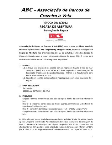 ABC – Associação de Barcos de Cruzeiro à Vela