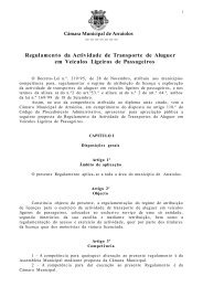 Regulamento de Taxis.pdf - Câmara Municipal de Arraiolos