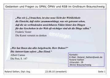 Ing. Roland Sellien (Braunschweig) - VCD