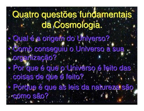 Investigação do Universo