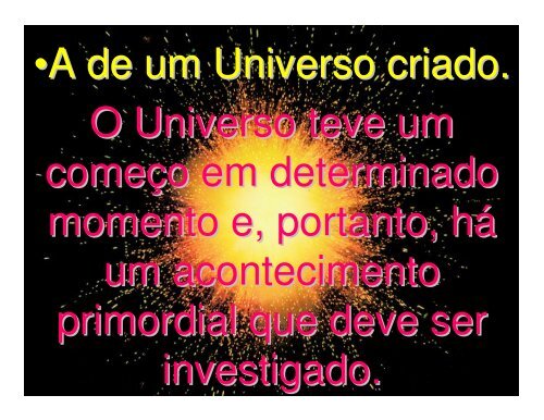 Investigação do Universo