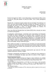 Gripe em Lisboa: 1957 e 2008 - Direcção-Geral da Saúde