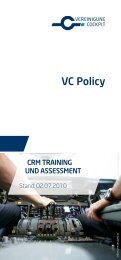 CRM Training und Assessment - Vereinigung Cockpit eV