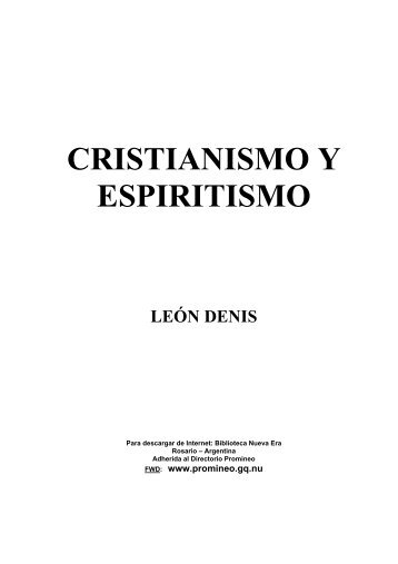 CRISTIANISMO Y ESPIRITISMO - Portal do Espírito