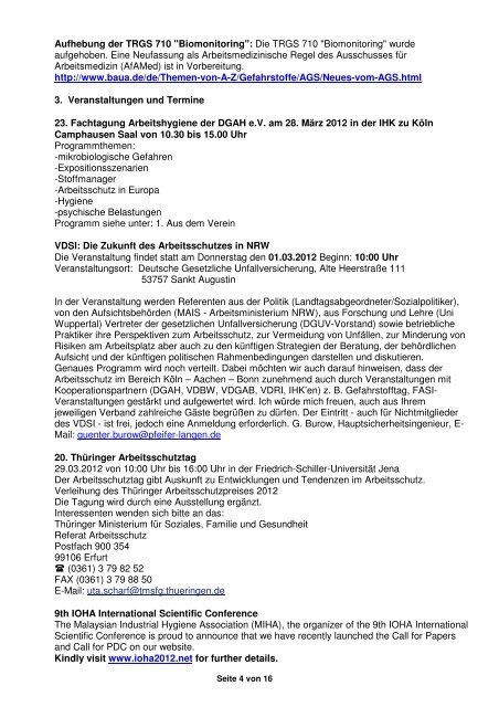 DGAH â Brief Nr. 93 Februar 2012 - Verband Deutscher Betriebs ...