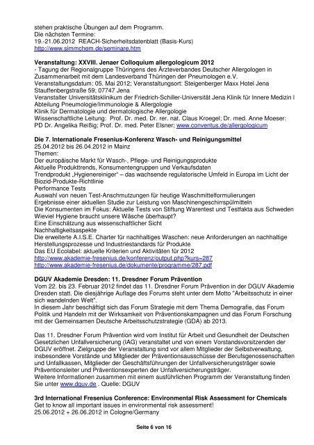 DGAH â Brief Nr. 93 Februar 2012 - Verband Deutscher Betriebs ...